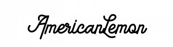 American Lemon  フリーフォントのダウンロード