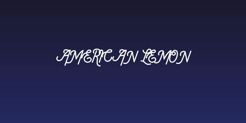 American Lemon Social Header