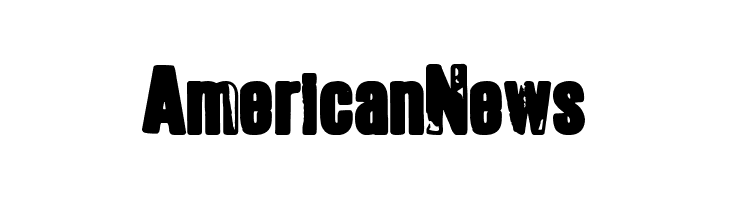 American News  フリーフォントのダウンロード