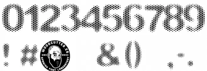 American Offset Font OTHER CHARS