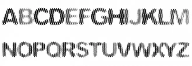 American Offset Font Litere mari