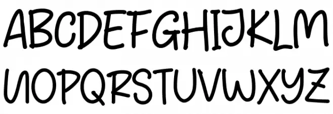 American Playful Caratteri MAIUSCOLE