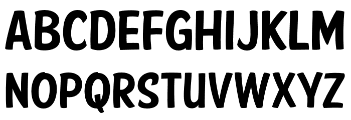 American Purpose Casual 01 Font LOWERCASE