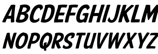 American Purpose Casual 02 Schriftart Kleinbuchstaben