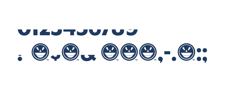 American Purpose STRIPE 1 Bold Italic Other Characters