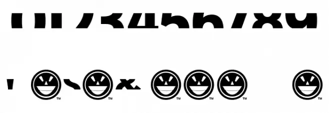 American Purpose STRIPE 1 Bold Font OTHER CHARS