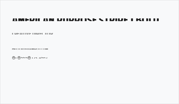 American Purpose STRIPE 1 Bold Business Card