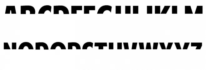 American Purpose STRIPE 1 Normal Italic फ़ॉन्ट अपरकेस