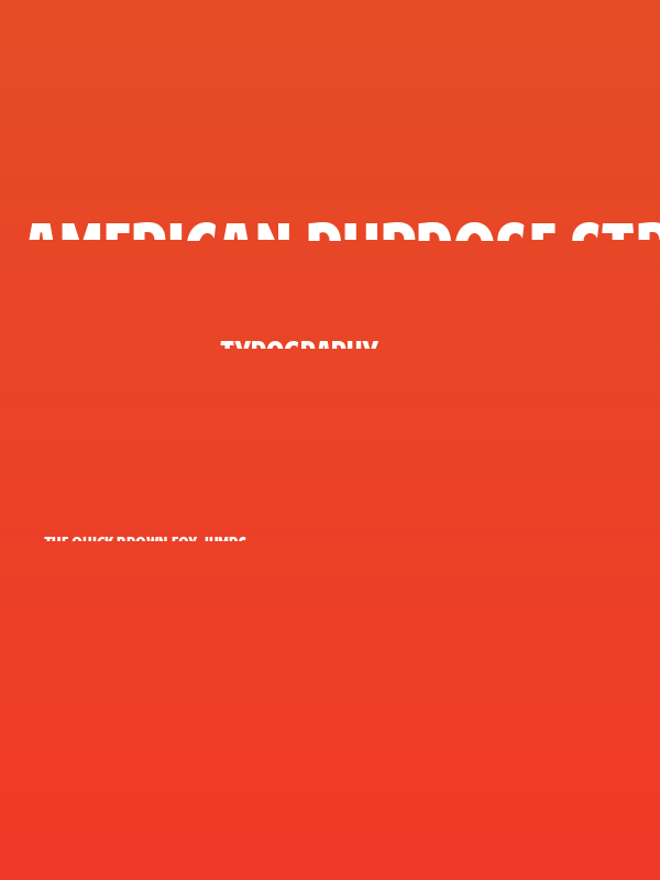 American Purpose STRIPE 1 Normal Italic Poster