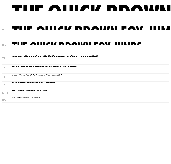 American Purpose STRIPE 1 Normal Italic Waterfall