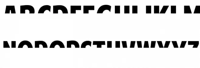 American Purpose STRIPE 1 Normal Italic Caratteri MINUSCOLO