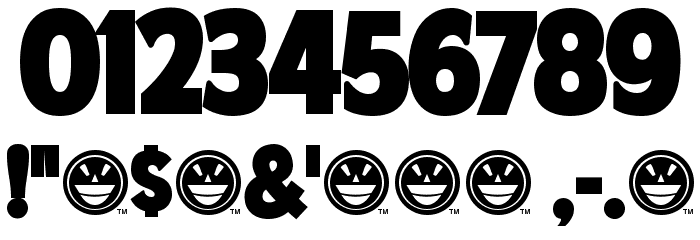 American Purpose STRIPE 1 Normal Font OTHER CHARS