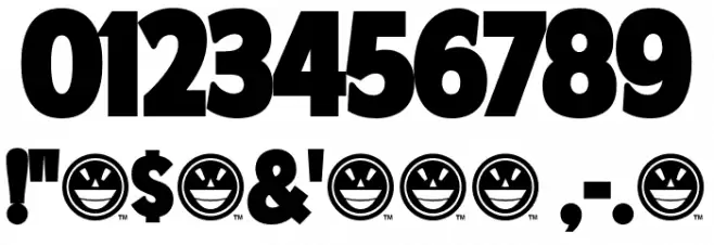 American Purpose STRIPE 1 Normal Font OTHER CHARS