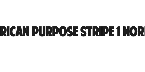 American Purpose STRIPE 1 Normal Logo