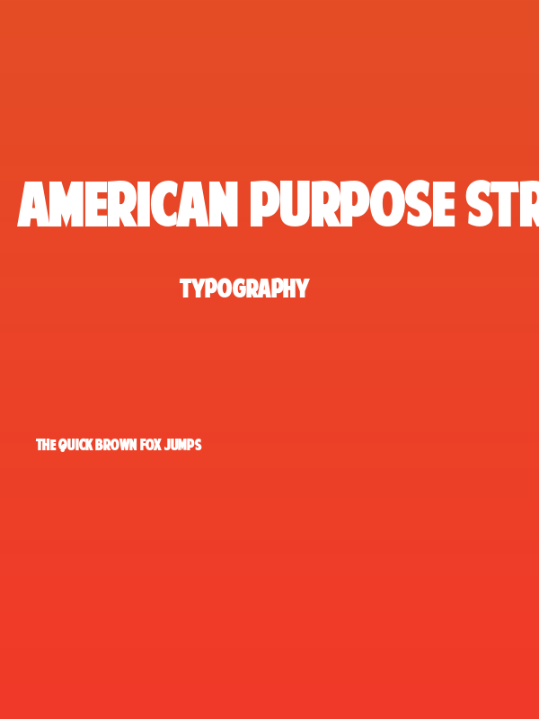 American Purpose STRIPE 1 Normal Poster