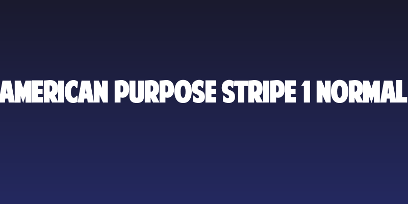 American Purpose STRIPE 1 Normal Social Header