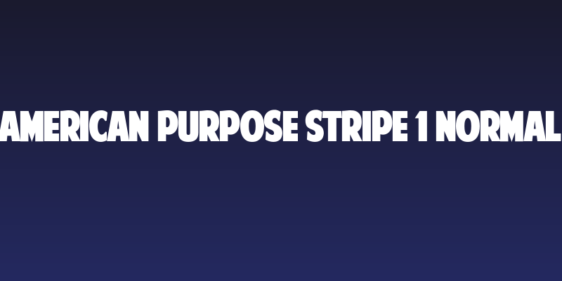 American Purpose STRIPE 1 Normal Social Header