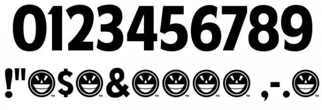 American Purpose Font OTHER CHARS