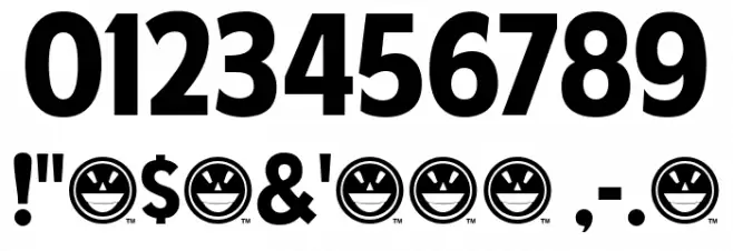 American Purpose Font OTHER CHARS