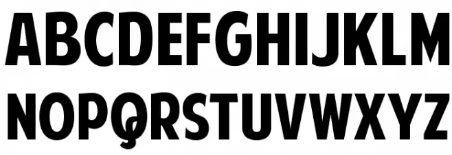 American Purpose Font UPPERCASE