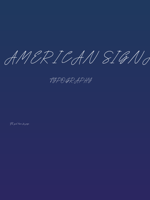 American Signature Poster