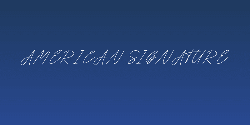 American Signature Social Header