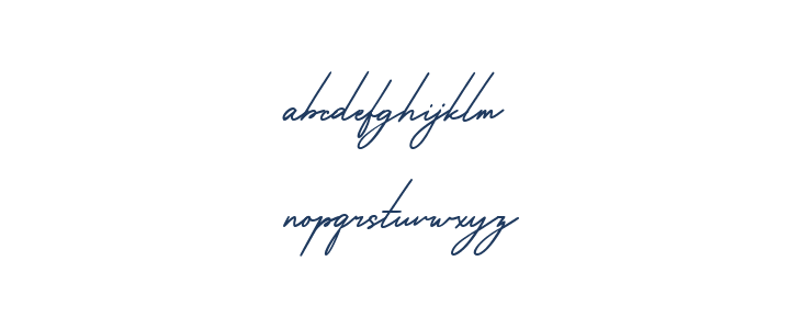 American Signature Lowercase