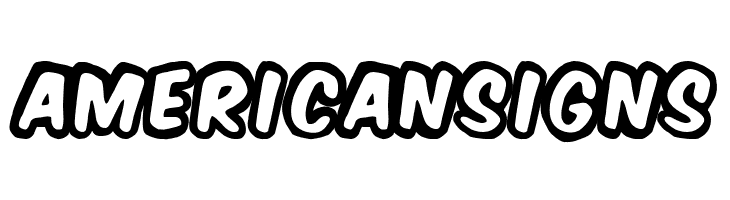 American Signs  Frei Schriftart Herunterladen