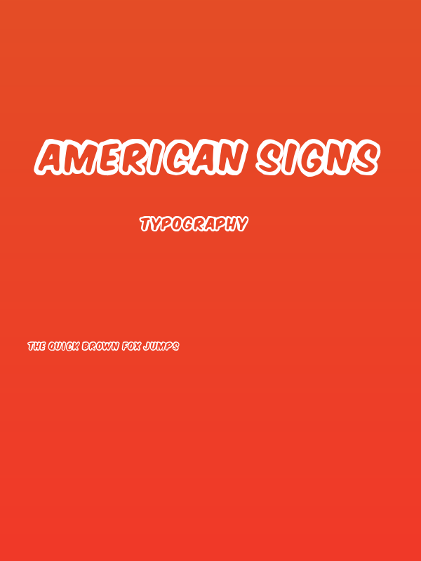 American Signs Poster