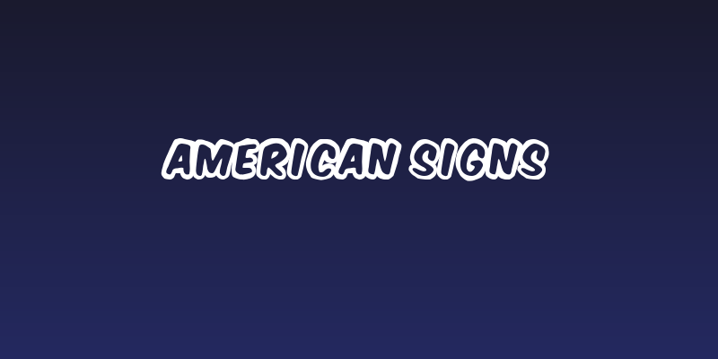 American Signs Social Header
