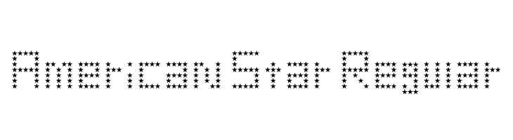 American Star Regular Font