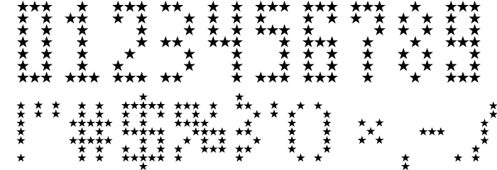 American Star Regular Font OTHER CHARS
