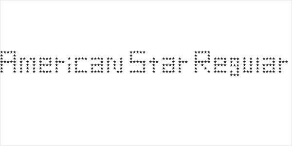 American Star Regular Logo