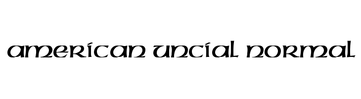 American Uncial normal  les polices de caractères gratuit tlcharger