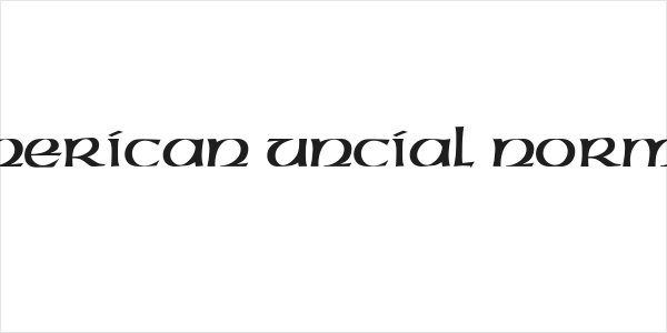 American Uncial normal Logo