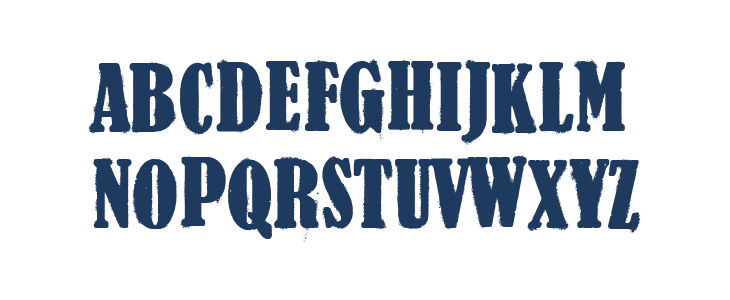 American Western Uppercase