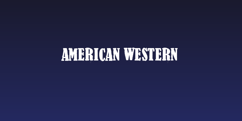 American Western Social Header