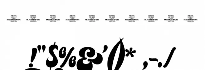 American Years PERSONAL USE Regular Font OTHER CHARS