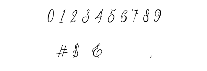 American Font OTHER CHARS
