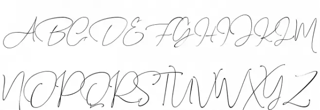 American Schriftart Groß