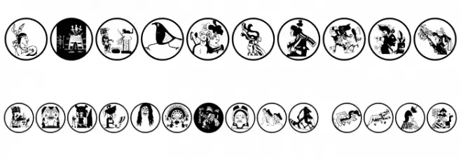 AmericanBeforeColumbusDue Font OTHER CHARS