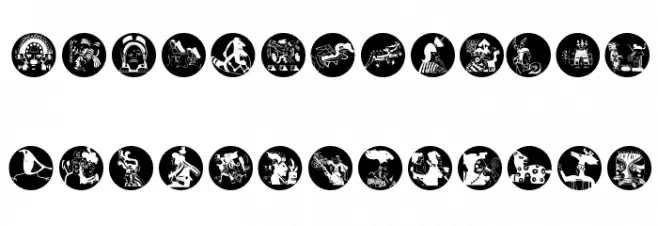 AmericanBeforeColumbusDue Font LOWERCASE