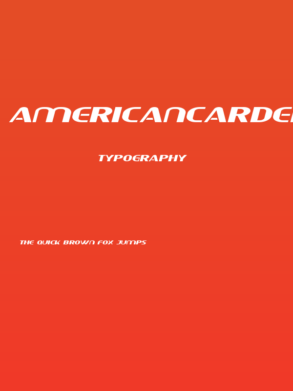 AmericanCarDemo Poster