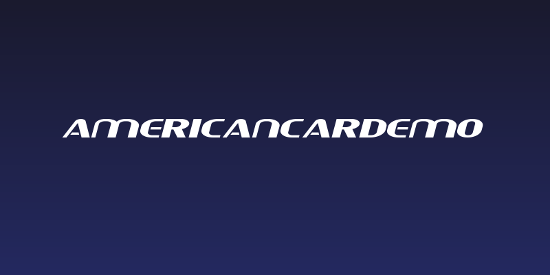 AmericanCarDemo Social Header