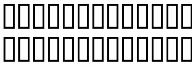 AmericanIndian フォント 大文字