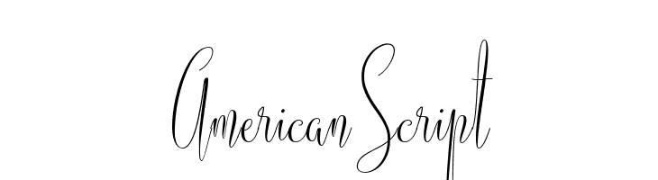 AmericanScript  Frei Schriftart Herunterladen