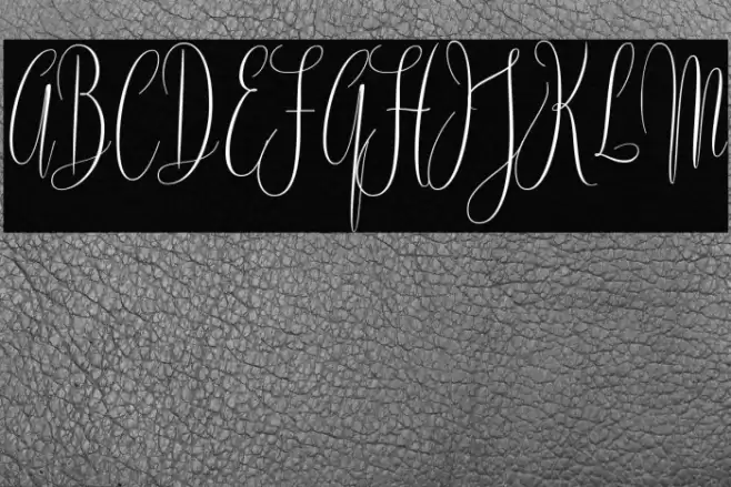 AmericanScript Font examples