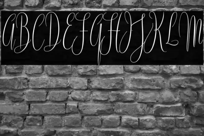 AmericanScript Font examples