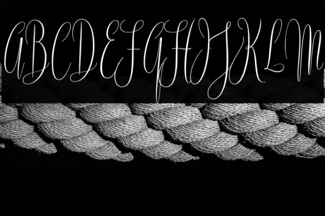 AmericanScript Font examples