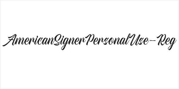 AmericanSignerPersonalUse-Reg Logo